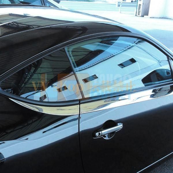 トヨタ 86 ハチロク 前期 サイド ウィンドウトリム ガーニッシュ ステンレス製 鏡面仕上げ メッキモール ドレスアップ パーツ6P EX369