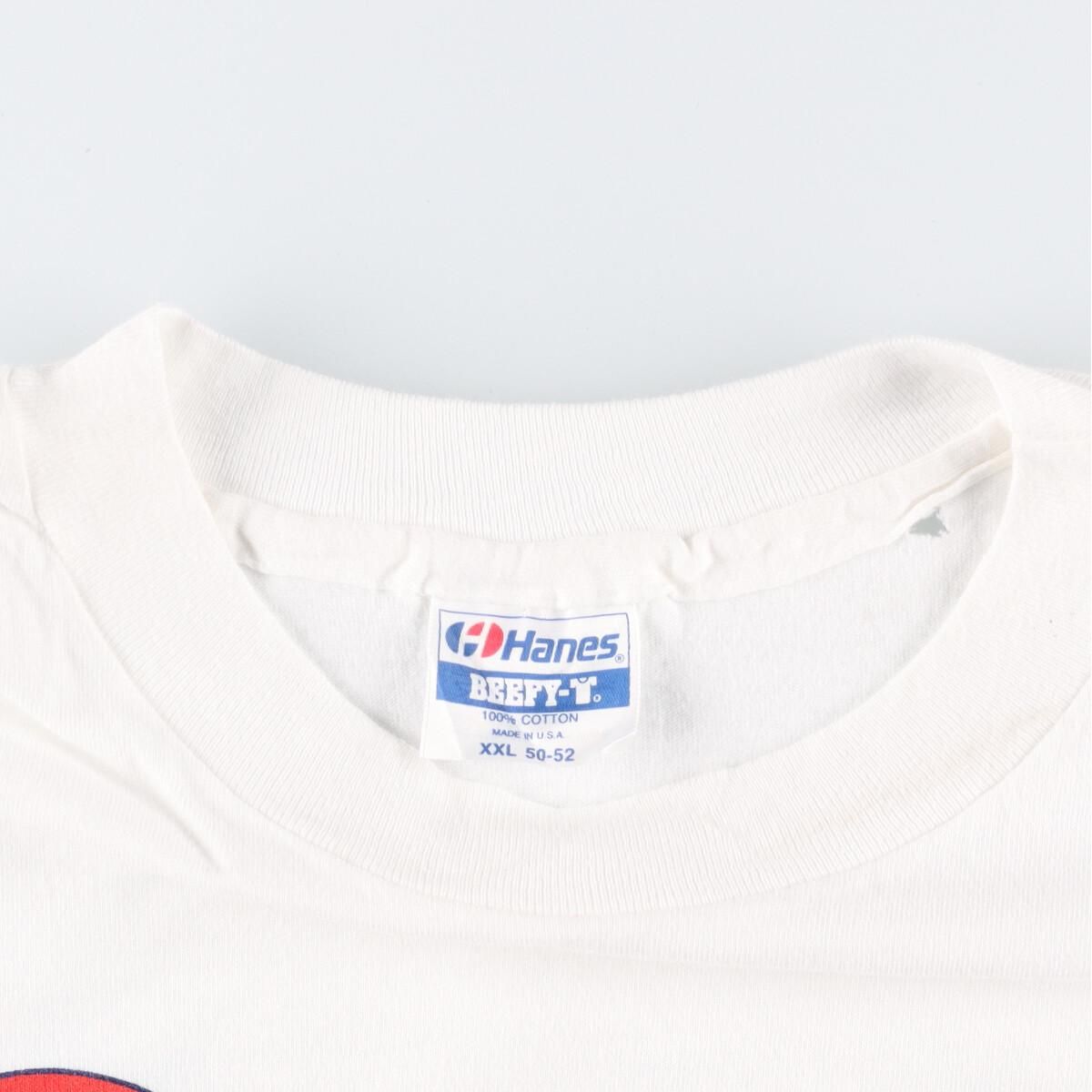 古着 90年代 ヘインズ Hanes プリントTシャツ USA製 メンズXXL ヴィンテージ/eaa324666