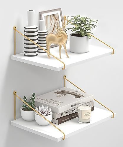 ホワイト_幅30cm Afuly ウォールシェルフ 壁掛け棚 壁 幅42cm 奥行き30cm 棚 壁掛けラック ウォールラック 壁面収納 天然松 木製 飾り棚 おしゃれ 2個セット