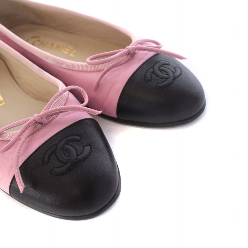 CHANEL シャネル　パンプス　ココマーク　35C CHANEL （新品・未使用品）】シャネル バレリーナ ココマーク