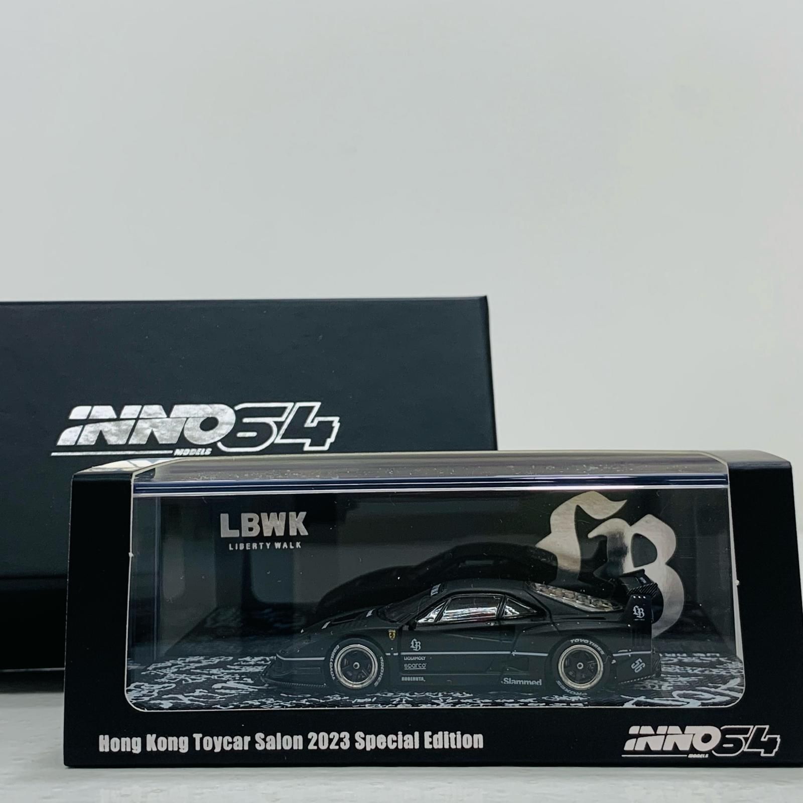 中古 おもちゃ・玩具 ミニカー LB-WORKS F40(マットブラック) スケール 1/64 2023年製 N64LBWKF40HKTS23 Hong Kong Toycar Salon 2023 イベント限定モデル 【728】 中古 おもちゃ・玩具 ミニカー LB-WORKS F40(マットブラック