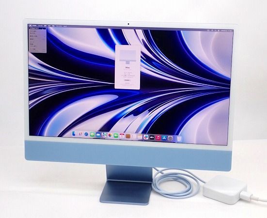 Apple iMac 2021 ブルー Apple M1 3.2GHz 8GB 1TB(SSD) CPU内蔵8
