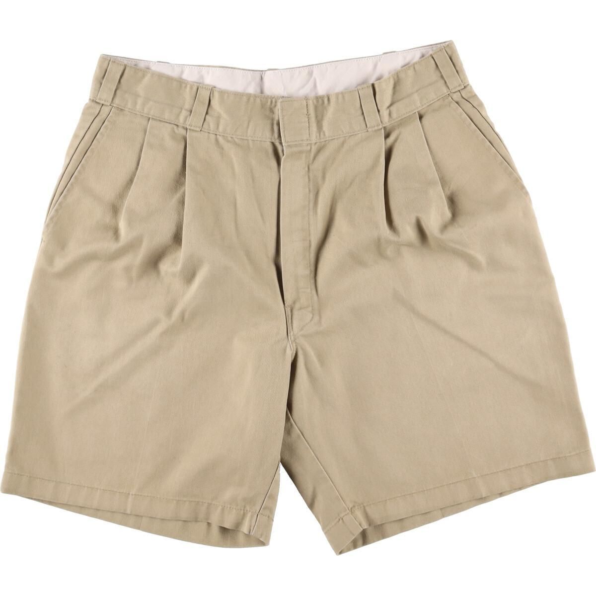 古着 ディッキーズ Dickies ツータック ワークショーツ ショートパンツ メンズw33 /eaa323581