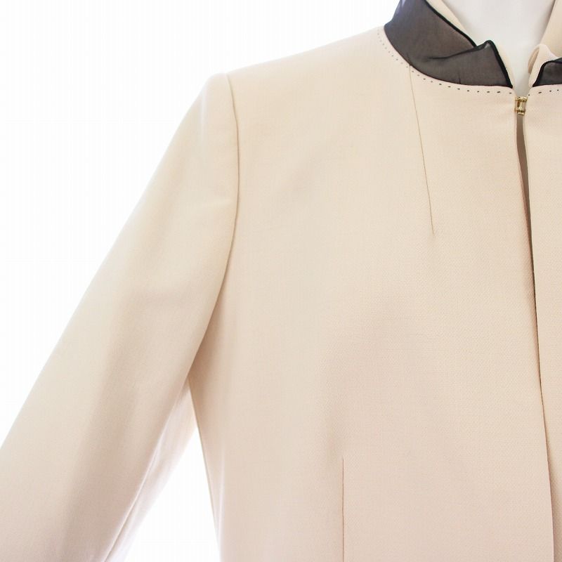 マックスマーラ MAX MARA スタンドカラージャケット 七分袖 切替