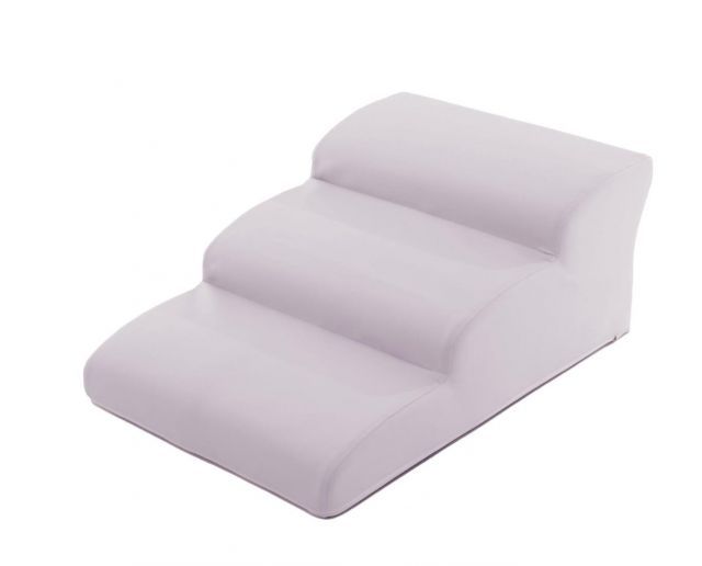 セルタン Cellutane ドッグステップ 3段 ワイド グレー PVC生地 ペット用 階段 幅広 日本製 A389a-a-738GRY