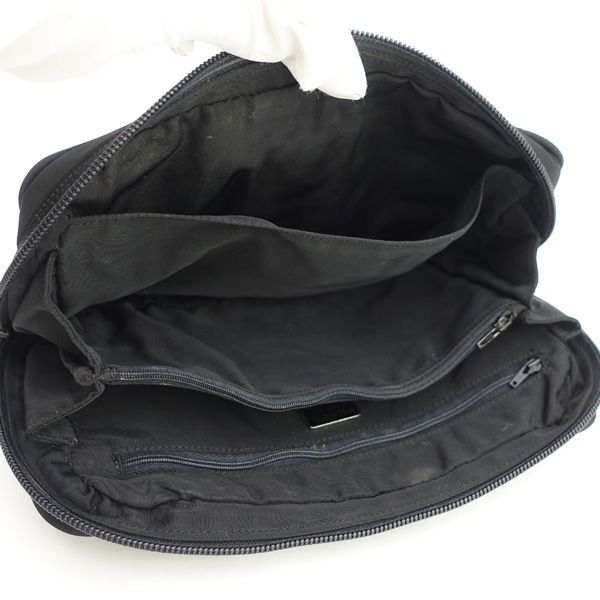 PRADA / プラダ □ポーチ 小物入れ ナイロン ブラック ブランド【中古  