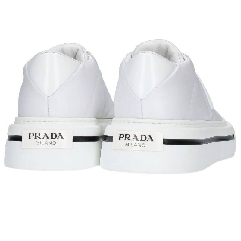 PRADA・プラダ スニーカー マクロ Re Nylon xレザー（プラダ