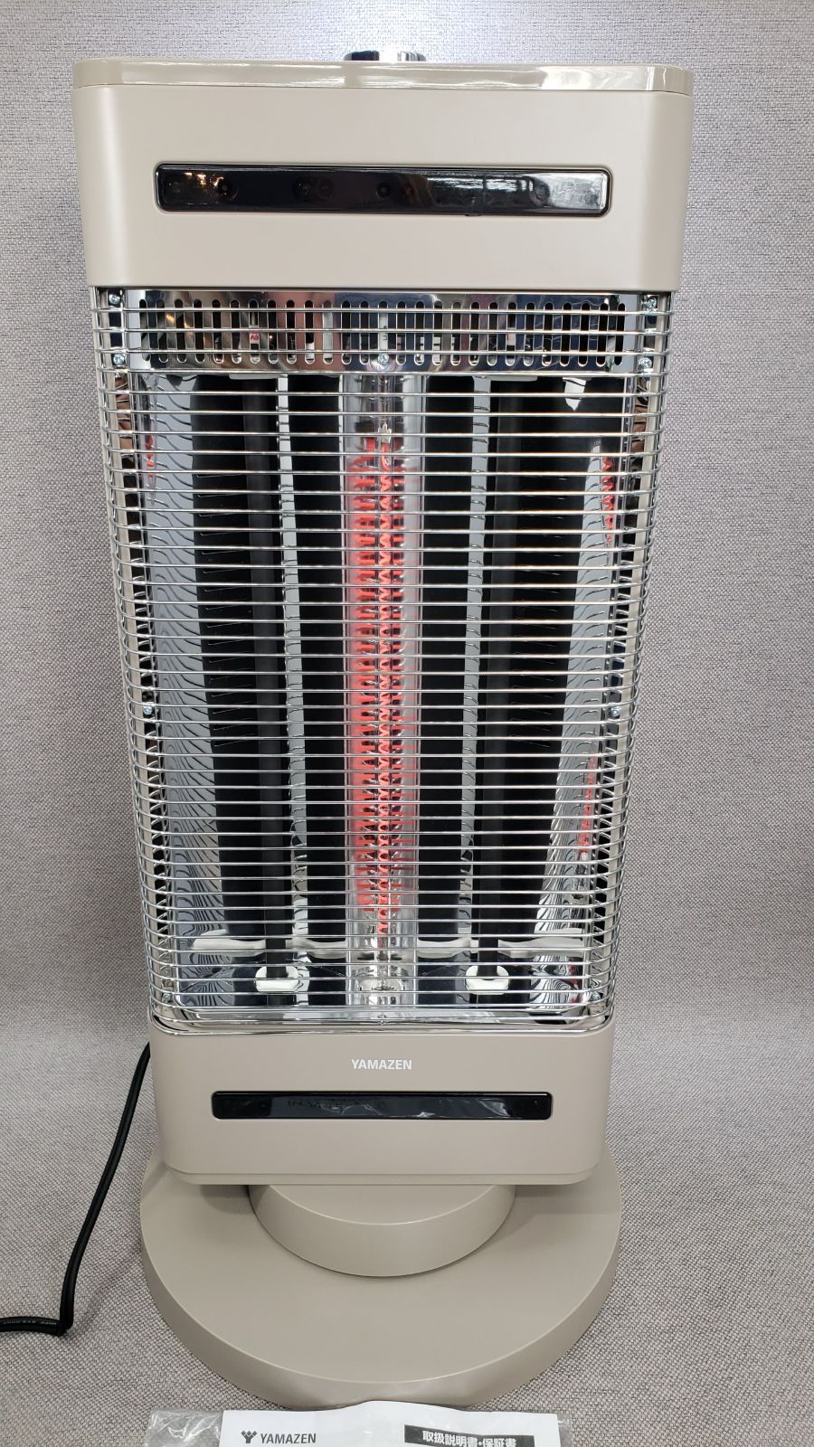 YAMAZEN 電気ストーブ 2023年製 EDBC-SVM12(G) 【公式通販】