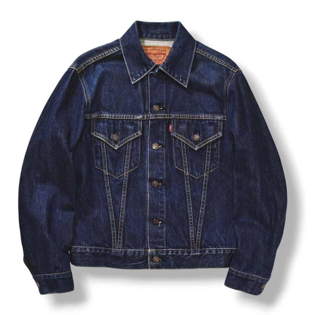 Levi’s 90s 557 3rd replica denim jacket 濃紺】 90sヴィンテージ 日本製 リーバイス Levi's 557 3rd デニム