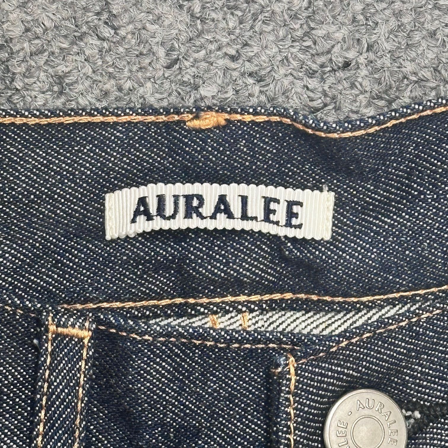 参考上代37400円 AURALEE HARD TWIST DENIM 5P PANTS ハード