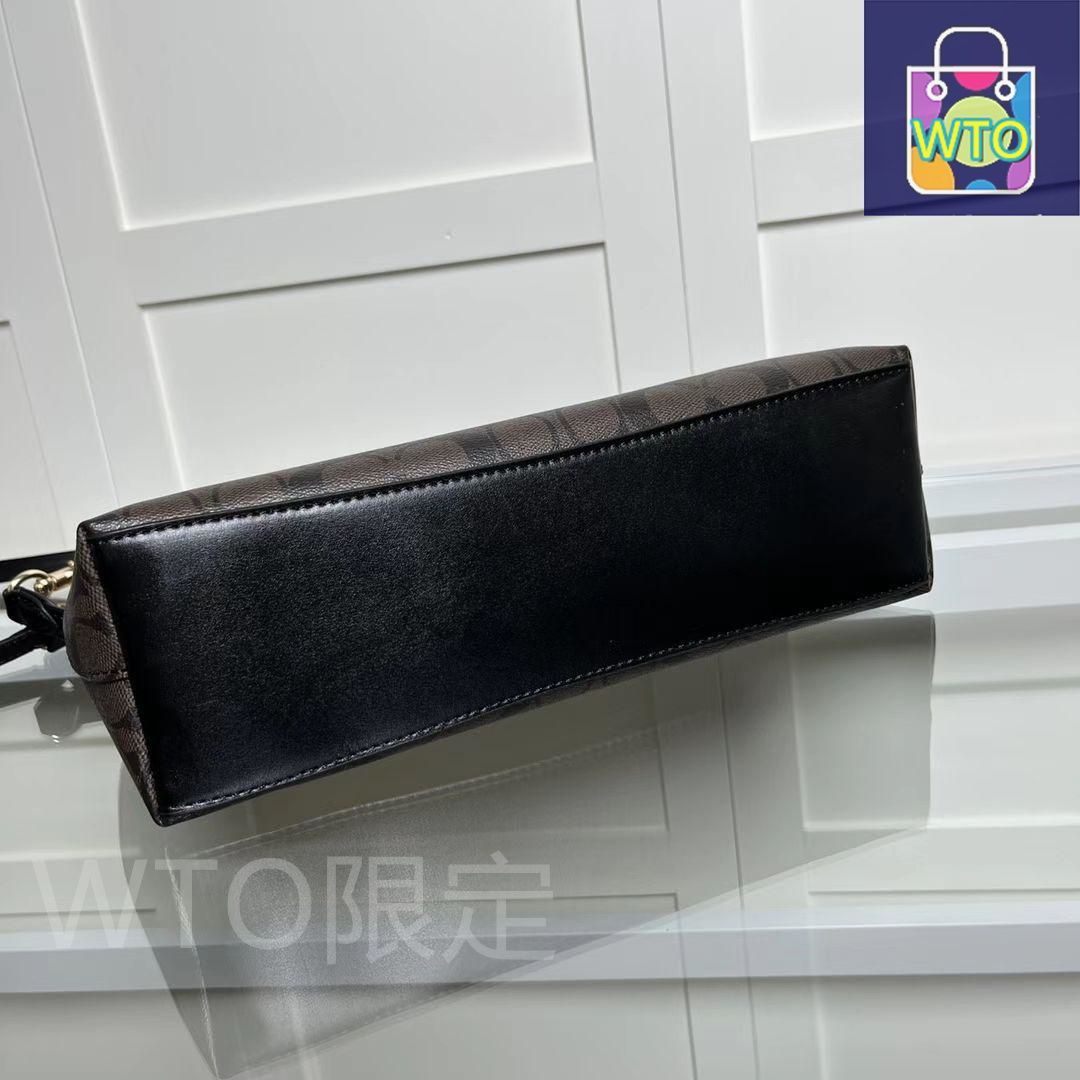 新品未使用 COACH コーチ ショルダーバック シグネチャー ダーク