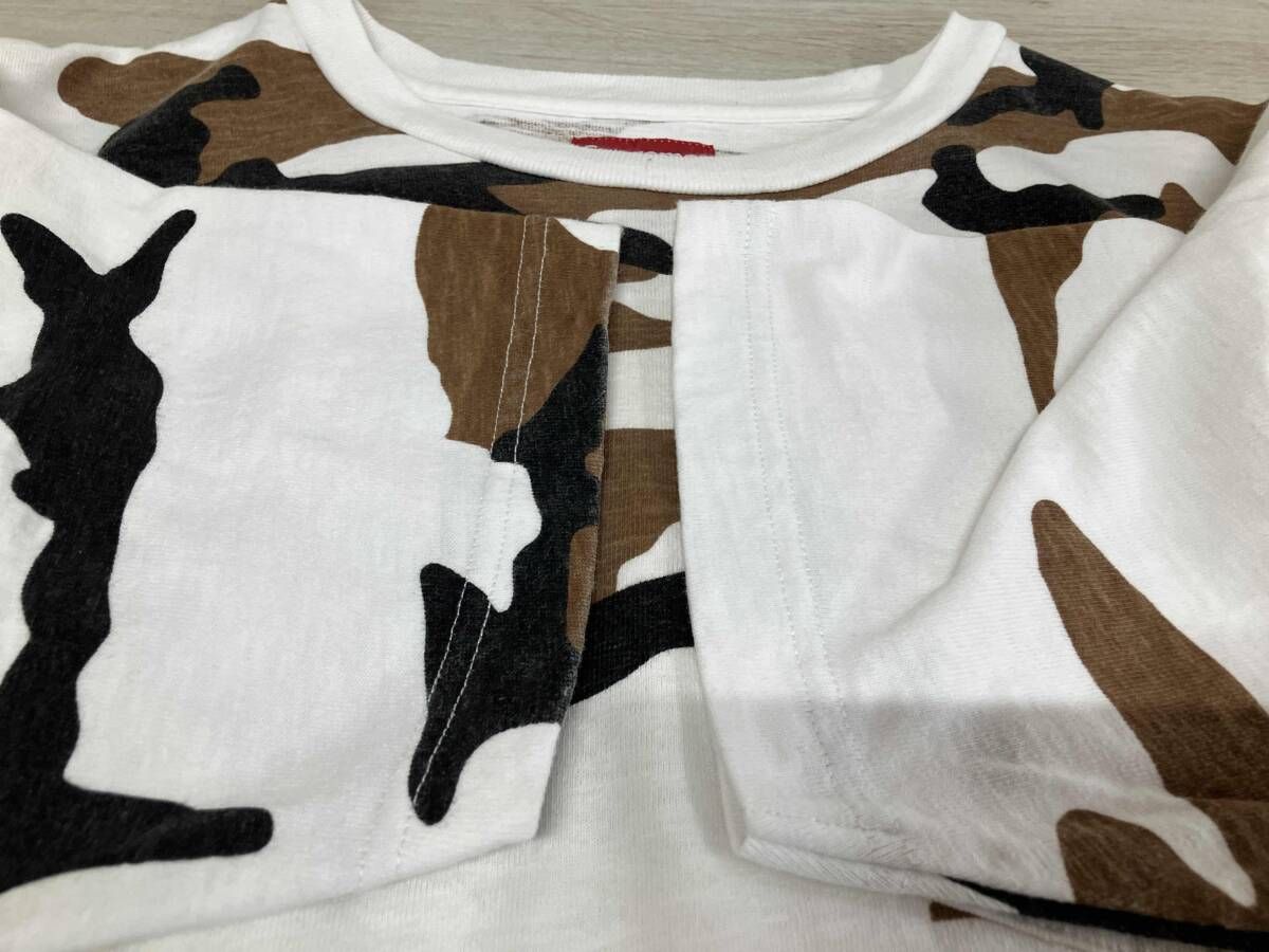 Supreme シュプリーム 16AW Pocket Tee Camo コットン カモフラ
