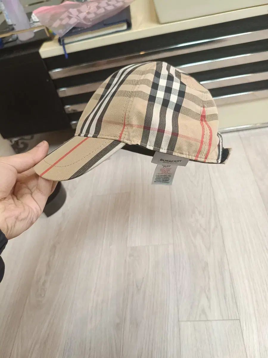  52 cm バーバリー キッズ チェック ボールキャップ 子供用帽子 その他 帽子