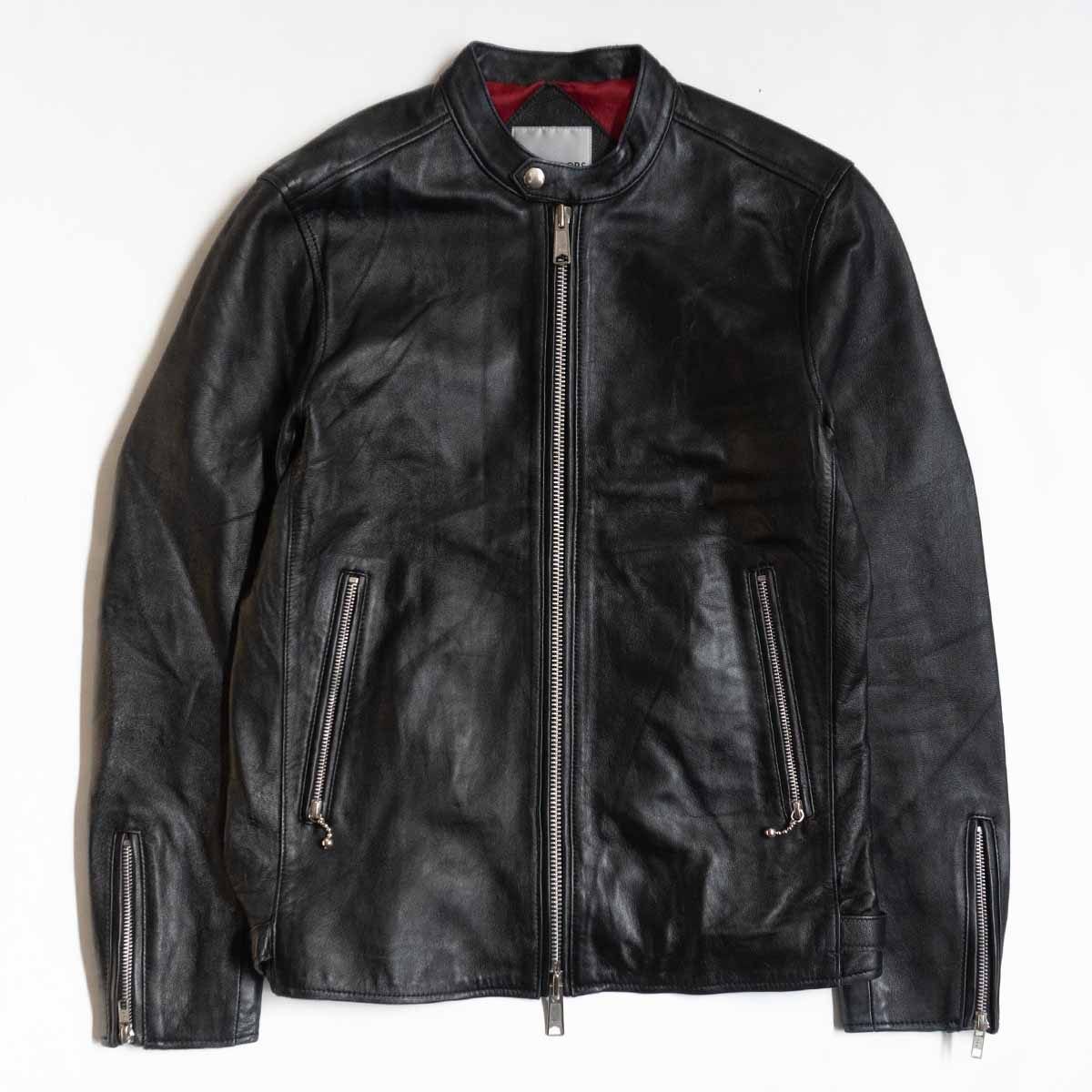 ディーゼル　DIESEL　羊革　異素材ミックス　ライダース　ジャケット　J160 ディーゼル DIESEL 羊革 異素材ミックス ライダース ジャケット J160