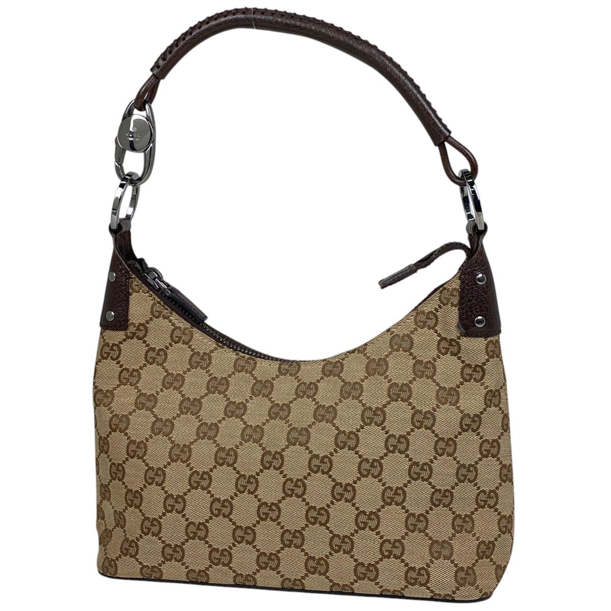 グッチ GUCCI GG柄 ショルダーバッグ GGキャンバス ブラウン 115002 レディース