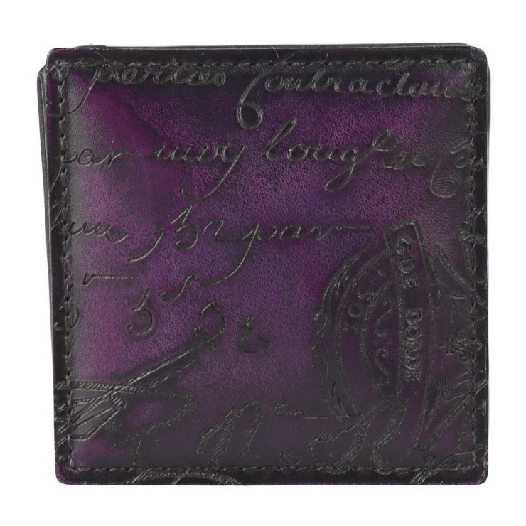 【ほぼ新品】Berluti ベルルッティ ワパスクリットレザー ジップ 紫 ほぼ新品】Berluti ベルルッティ ワパスクリットレザー ジップ 紫 ほぼ