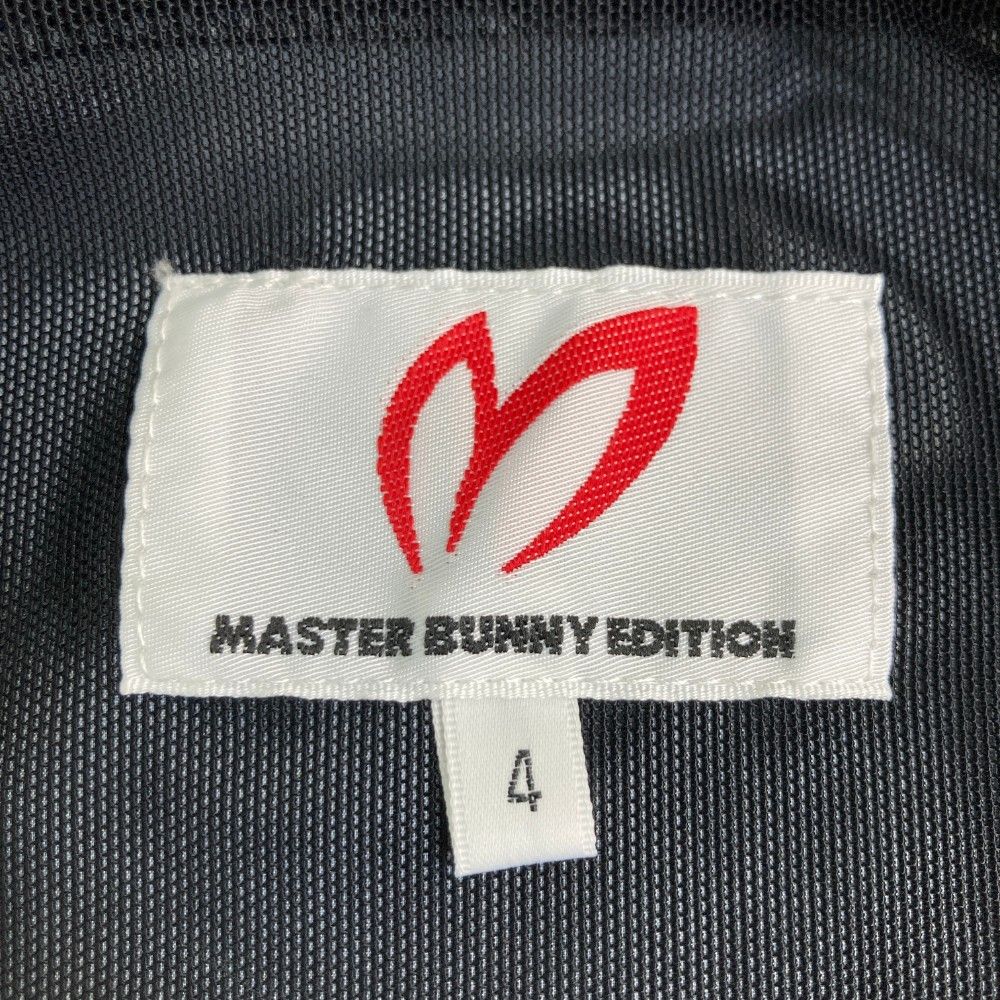 サイズ：4 MASTER BUNNY EDITION マスターバニーエディション  裏メッシュ ナイロンジャケット  ブラック系 [240101272573] ゴルフウェア メンズ ストスト