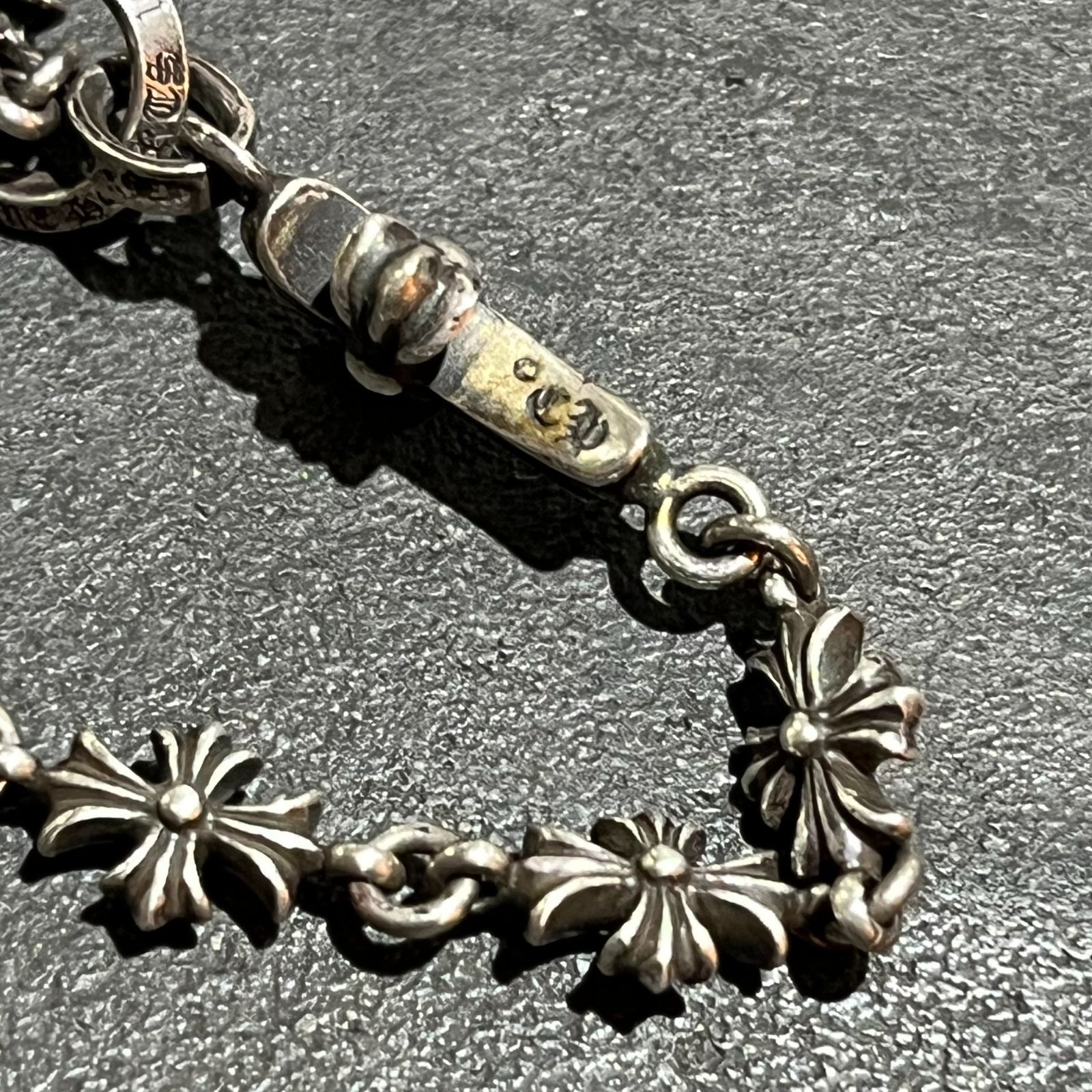 極美品 CHROME HEARTS クロムハーツ PAPER CHAIN NECKLACE