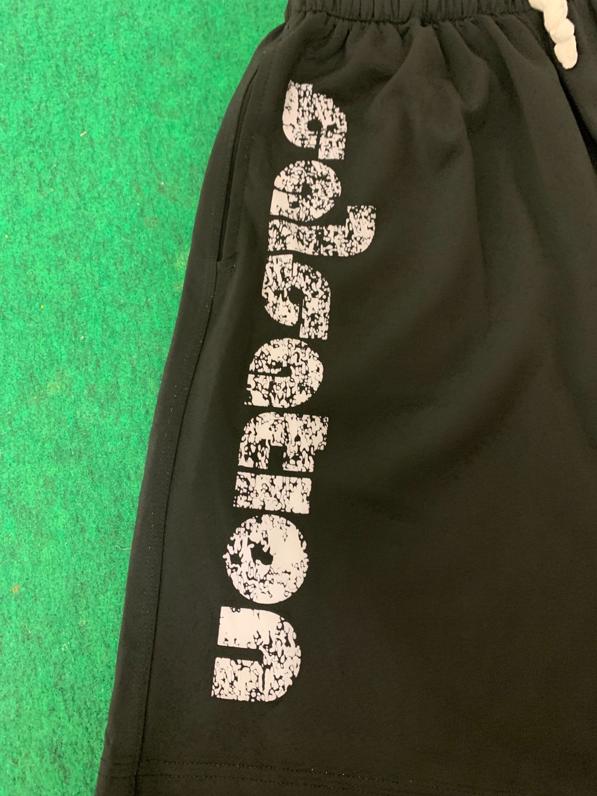 〇【中古美品】salsation サルセーション ロゴ入り ハーフパンツ