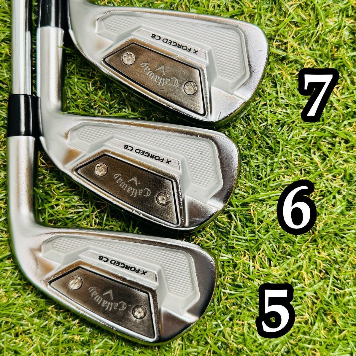【良品】キャロウェイ X FORGED CB メンズアイアンセット 6本 S 良品】キャロウェイ X FORGED CB メンズアイアンセット 6本 S
