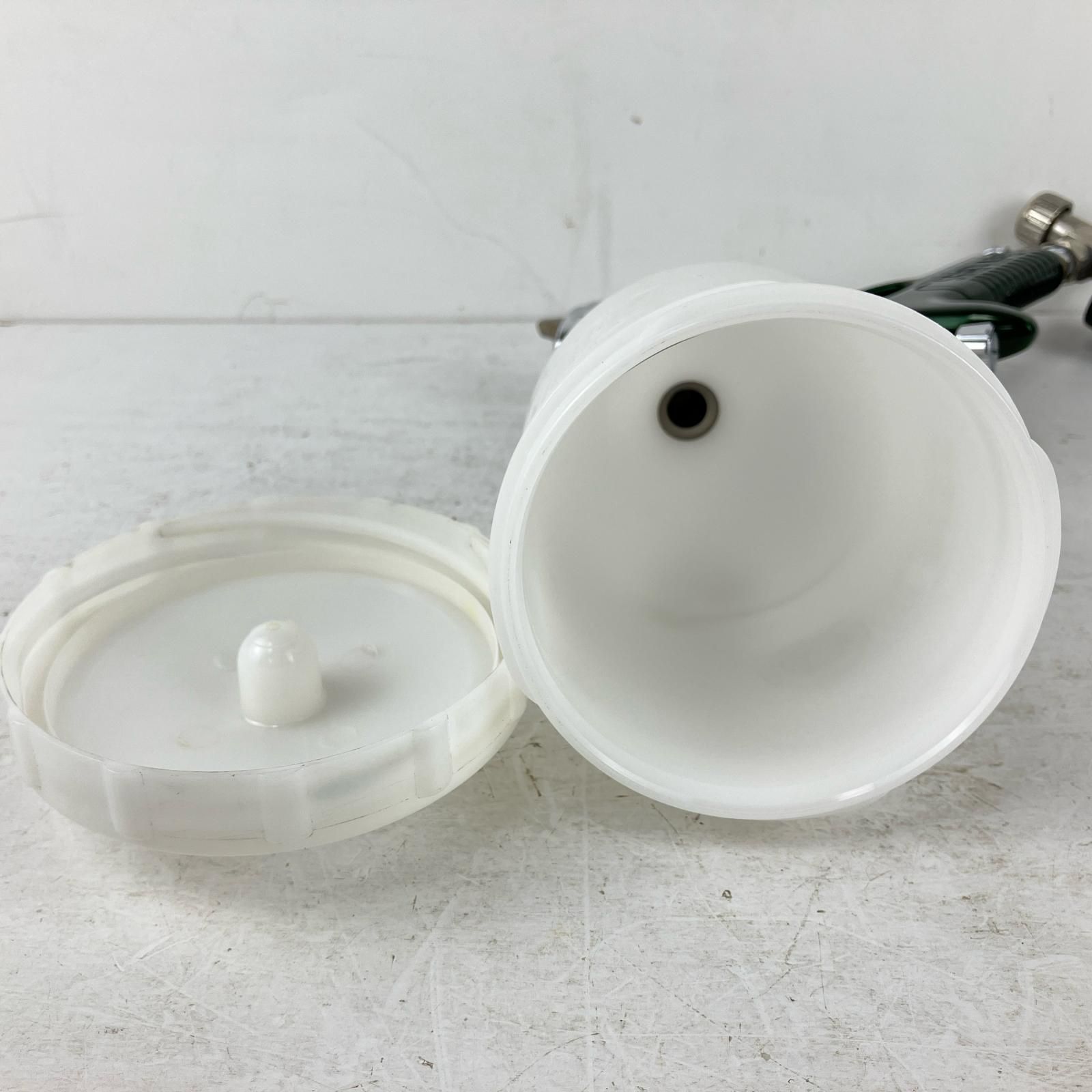 送料無料！ ЗЗDevilbiss デビルビス 常圧 スプレーガン PRi Pro 手元圧力調節器 カップ付 グリーン