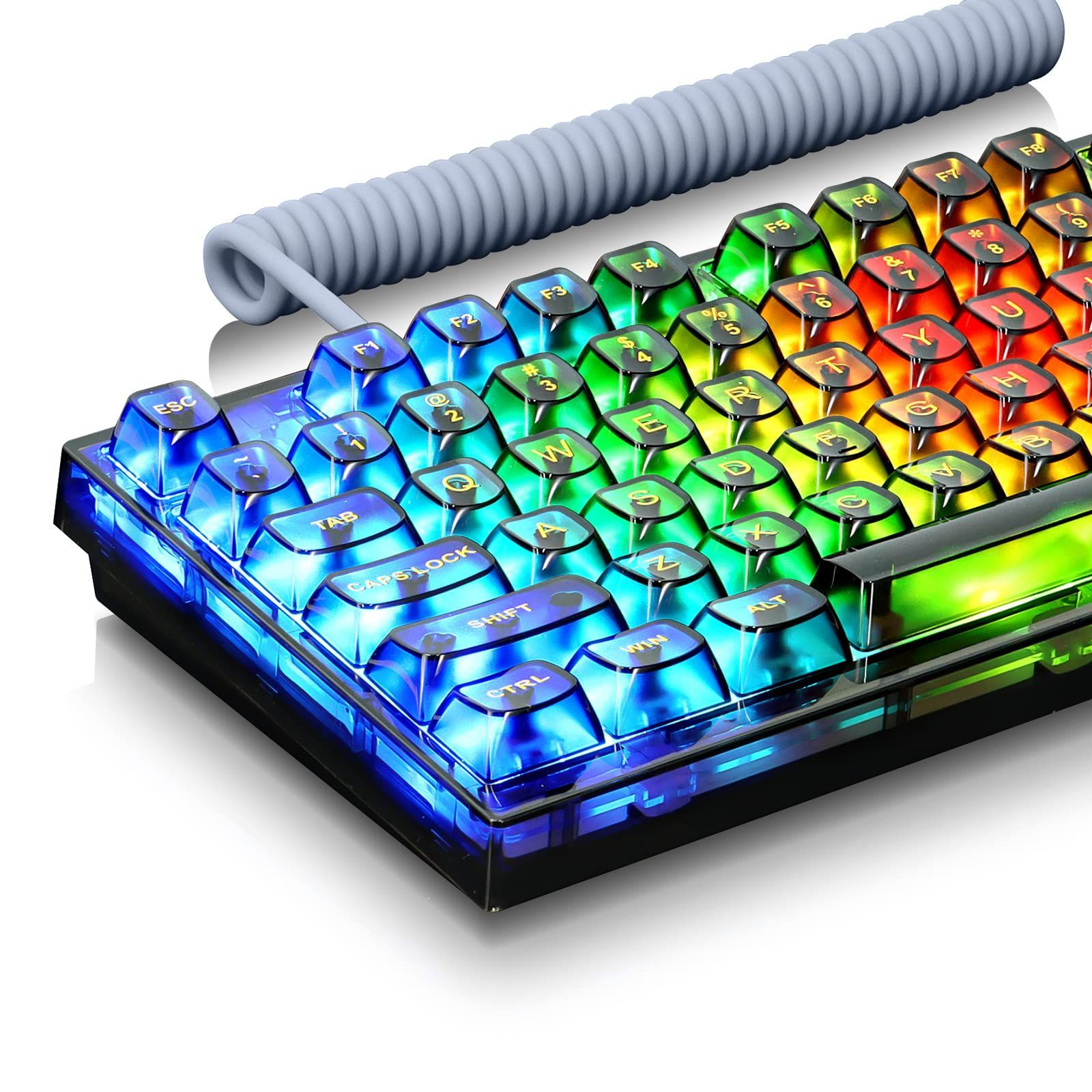 分割型無線接続 40% Plankキーボード黒 デュアルワイヤレスキーボード