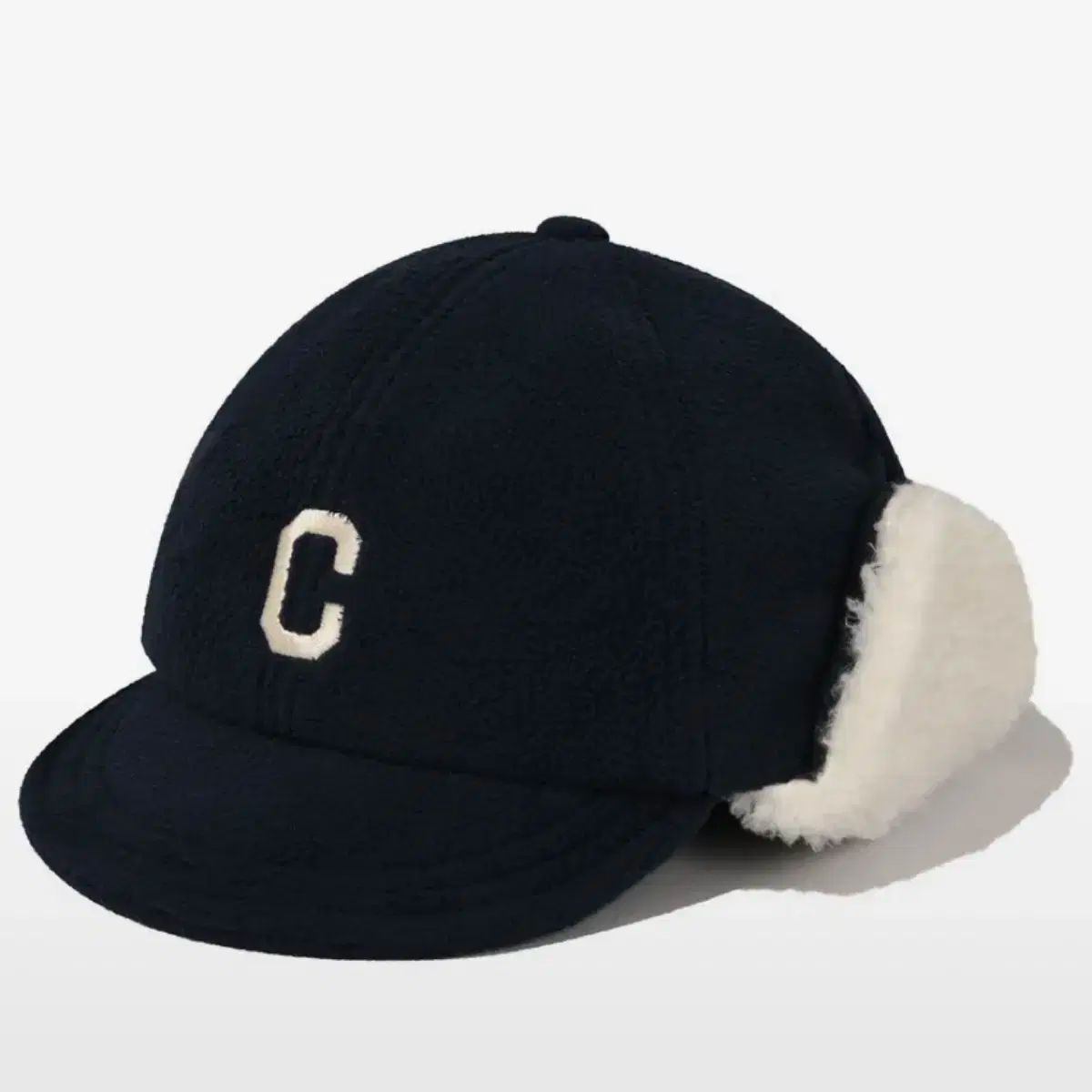 【雷市場（ポンジャン）商品韓国直送】 COVERNAT(カバーナット) フリース トラッパー キャップ ネイビー