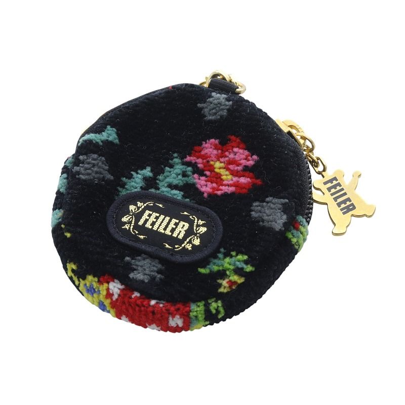 ハイジドット　チャームポーチ　ブラック フェイラー ハイジドット チャームポーチ 黒 ブラック 新品