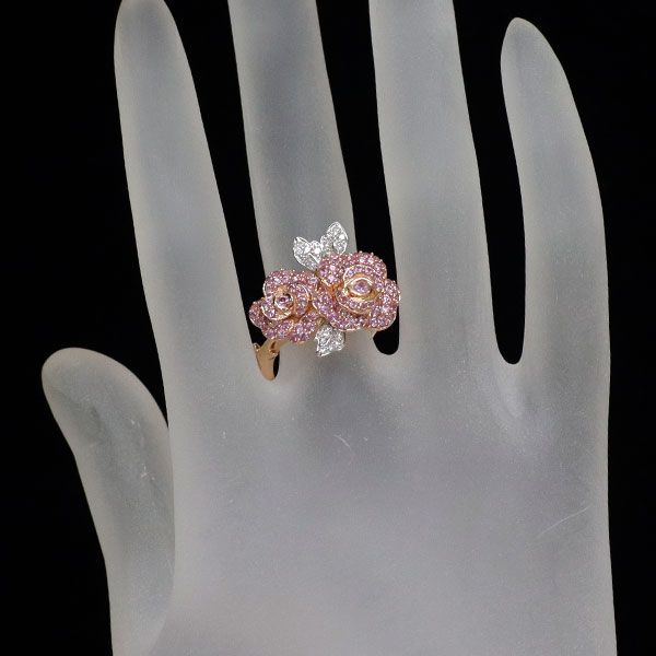 GSTV⭐︎ ピンクサファイア ミステリーセッティング ペンダントトップ