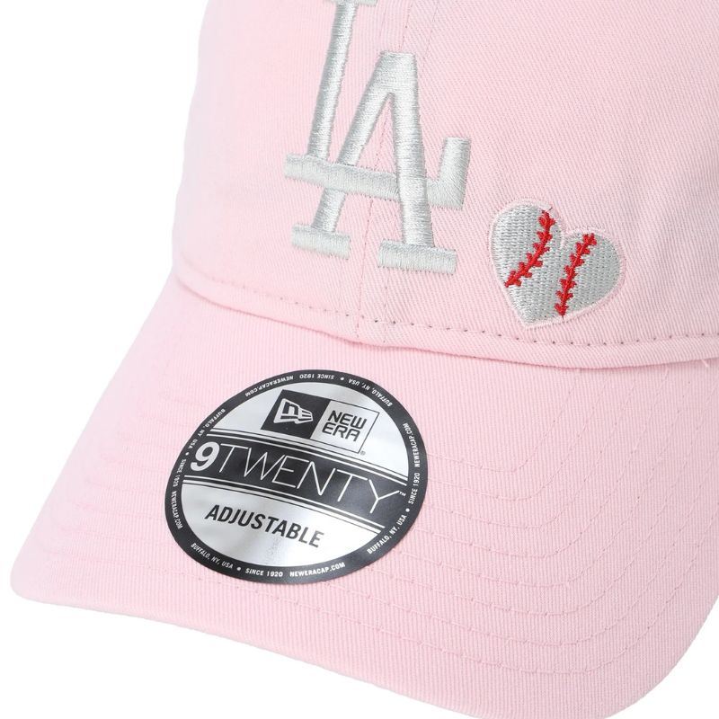 ドジャース　レディースキャップ　ピンクハート ドジャース レディースキャップ ピンクハート ムラスポ公式】NEW ERA