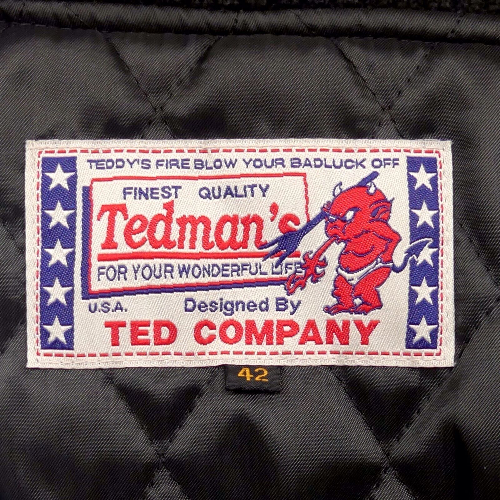 限定 Ted manテッドマン スタジャン 古着 レザー XL リミテッド 
