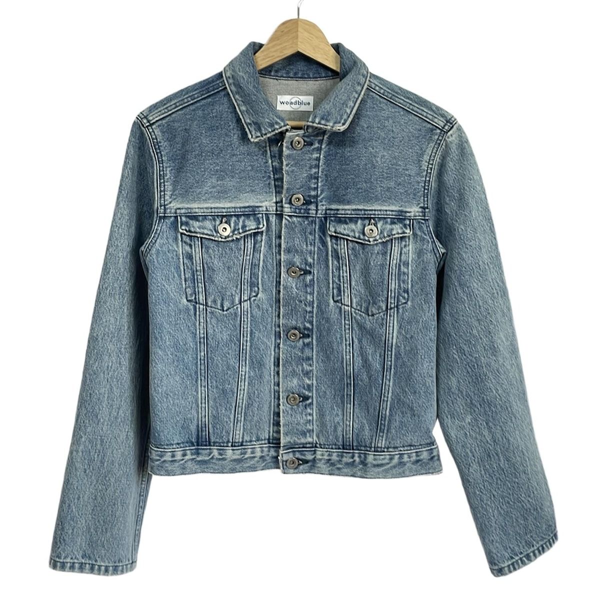 woadblue ウォードブルー Gジャン サイズM レディース - ブルー 長袖 春 秋