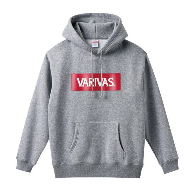 VARIVAS 公魚工房 プルオーバーパーカー VAAW-30 グレー 本物 LL(XL