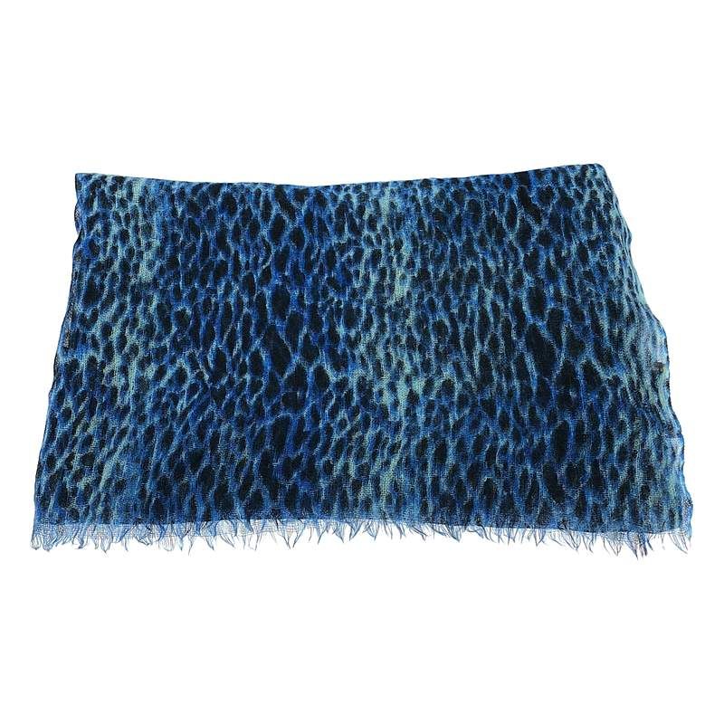 QUEENE AND BELLE 迷彩柄カシミヤマフラー QUEENE and BELLE