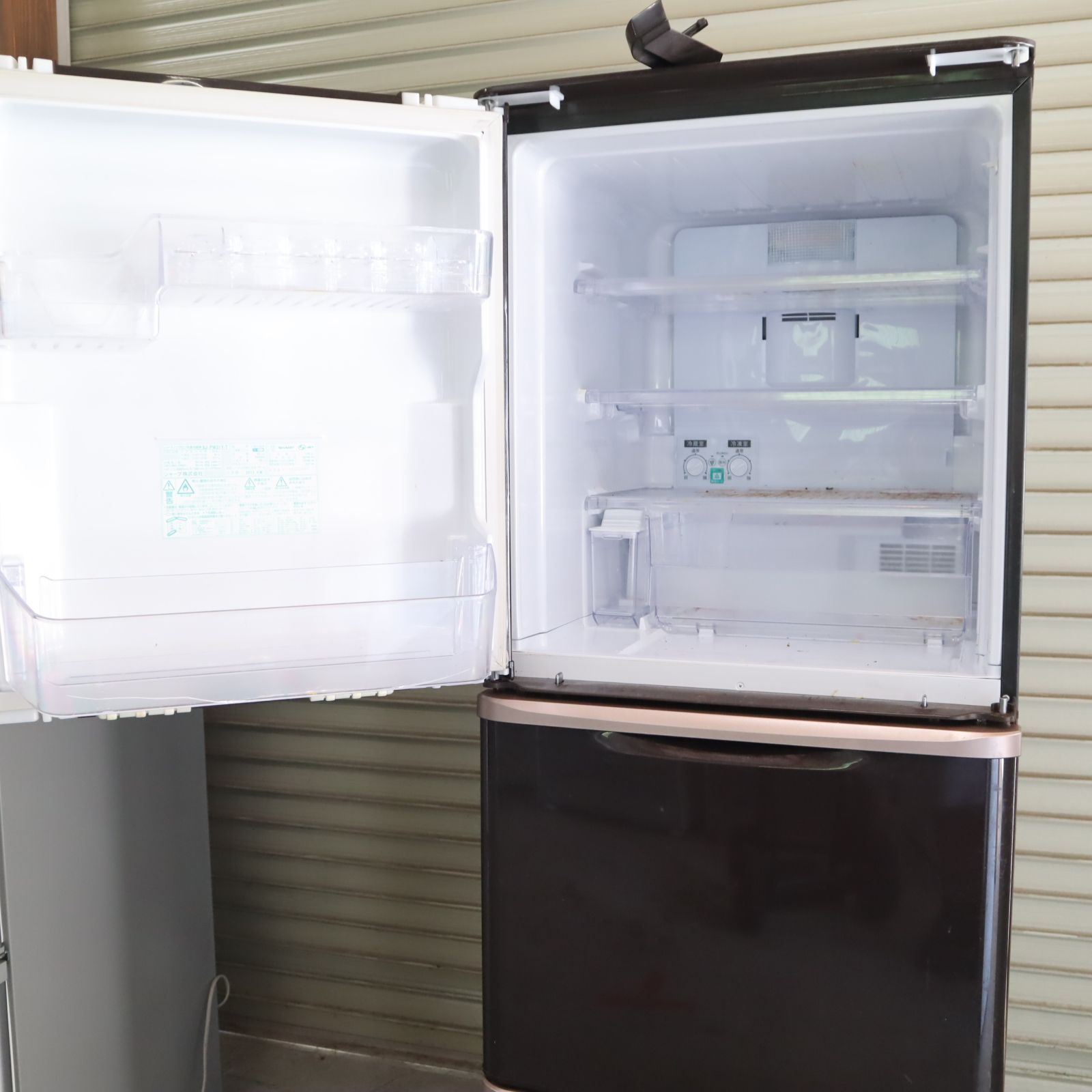 両開き】シャープ 冷蔵庫 SJ-PW31Y-W 314L SHARP 冷蔵庫 SJ-PW31Y-T
