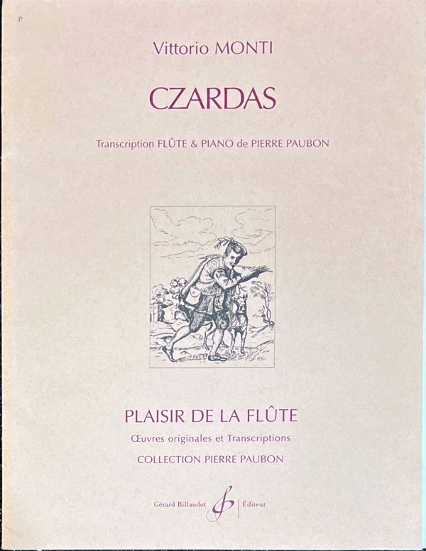 モンティ チャルダッシュ (フルート+ピアノ)輸入楽譜 Vittorio Monti Czardas 洋書