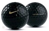 新品】NIKE ナイキ ONE BLACK ゴルフボール ブラック 2入 黒