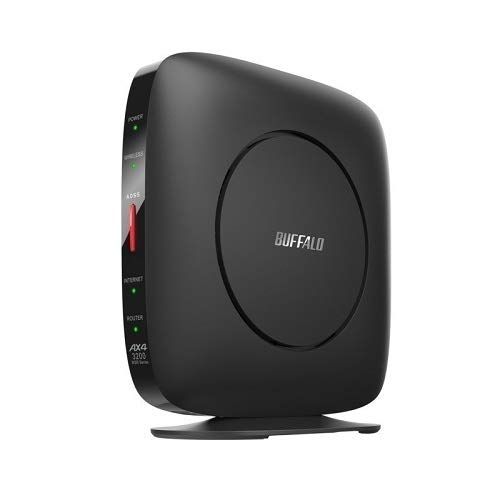 バッファロー WSR-3200AX4S|DBK Wi-Fi 6 無線LANルーター 11ax|ac|n|a|g|b 2401 800Mbps Ipv6対応
