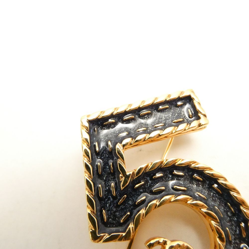 未使用 CHANEL シャネル ピン ブローチ 1点 No.5 ココマーク  