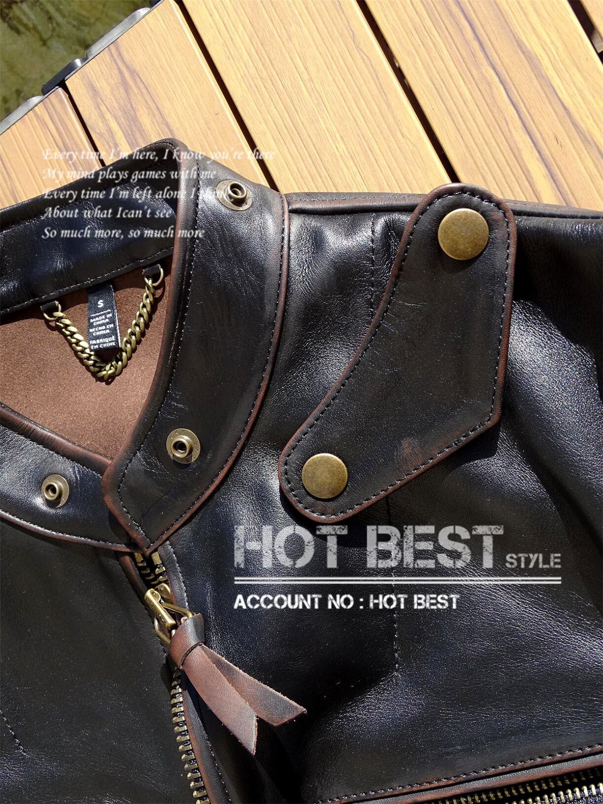 506型 茶芯レザージャケット 1.1mm 茶芯ホースハイド 復刻50's タイプ