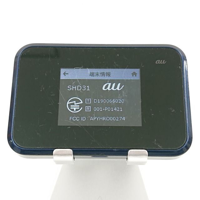 Speed Wi-Fi NEXT W07 SHD31 au ブラック 送料無料 本体 c06859 - メルカリ