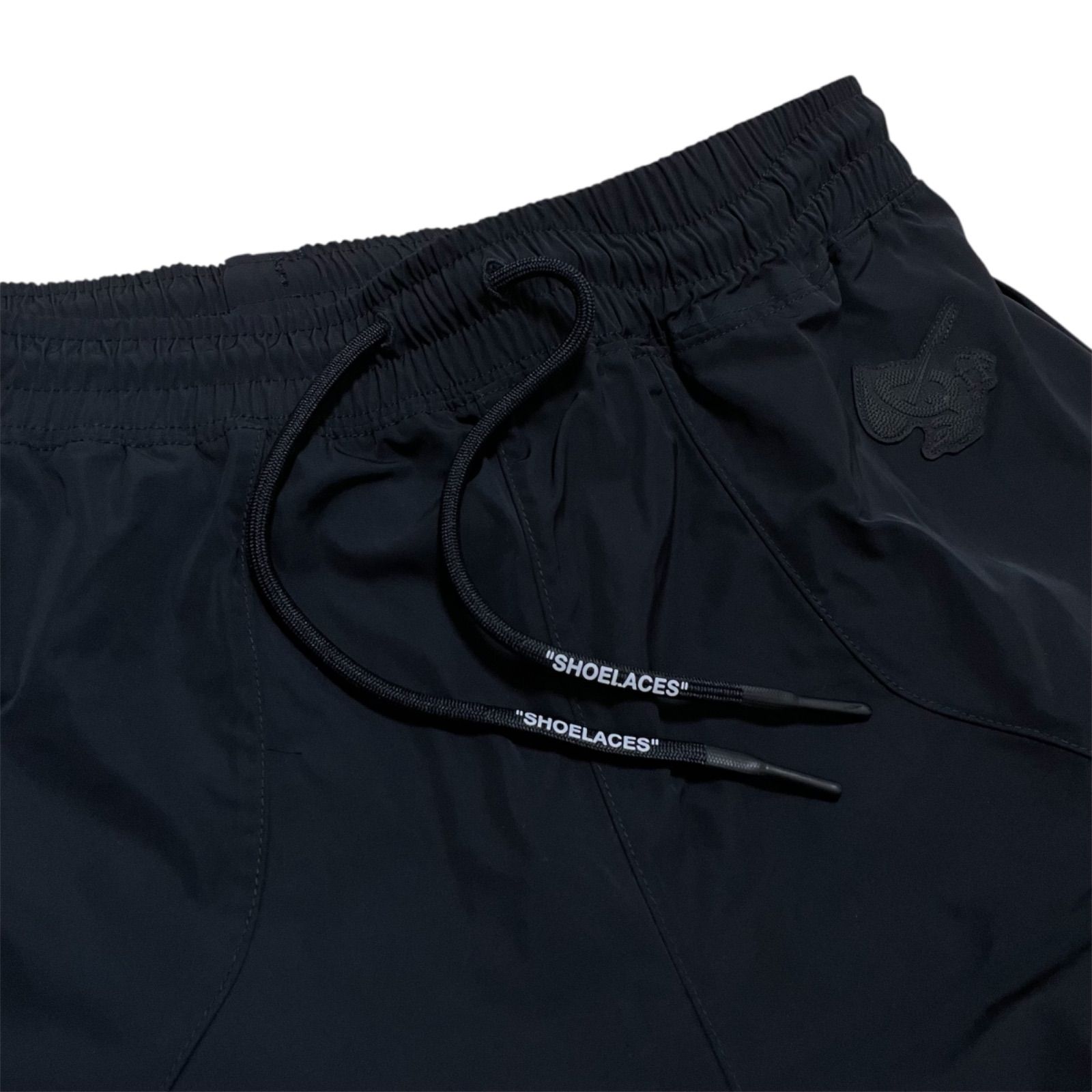 OFF-WHITE NIKE ロゴ刺繍 トラックロングパンツ DN1705-010 BLACK L