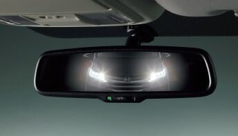 HONDA ホンダ ODYSSEY オデッセイ ホンダ純正 オートデイナイトミラー LED ブルー イルミネーション付 本体 取付アタッチメントセット 2013.10～次モデル