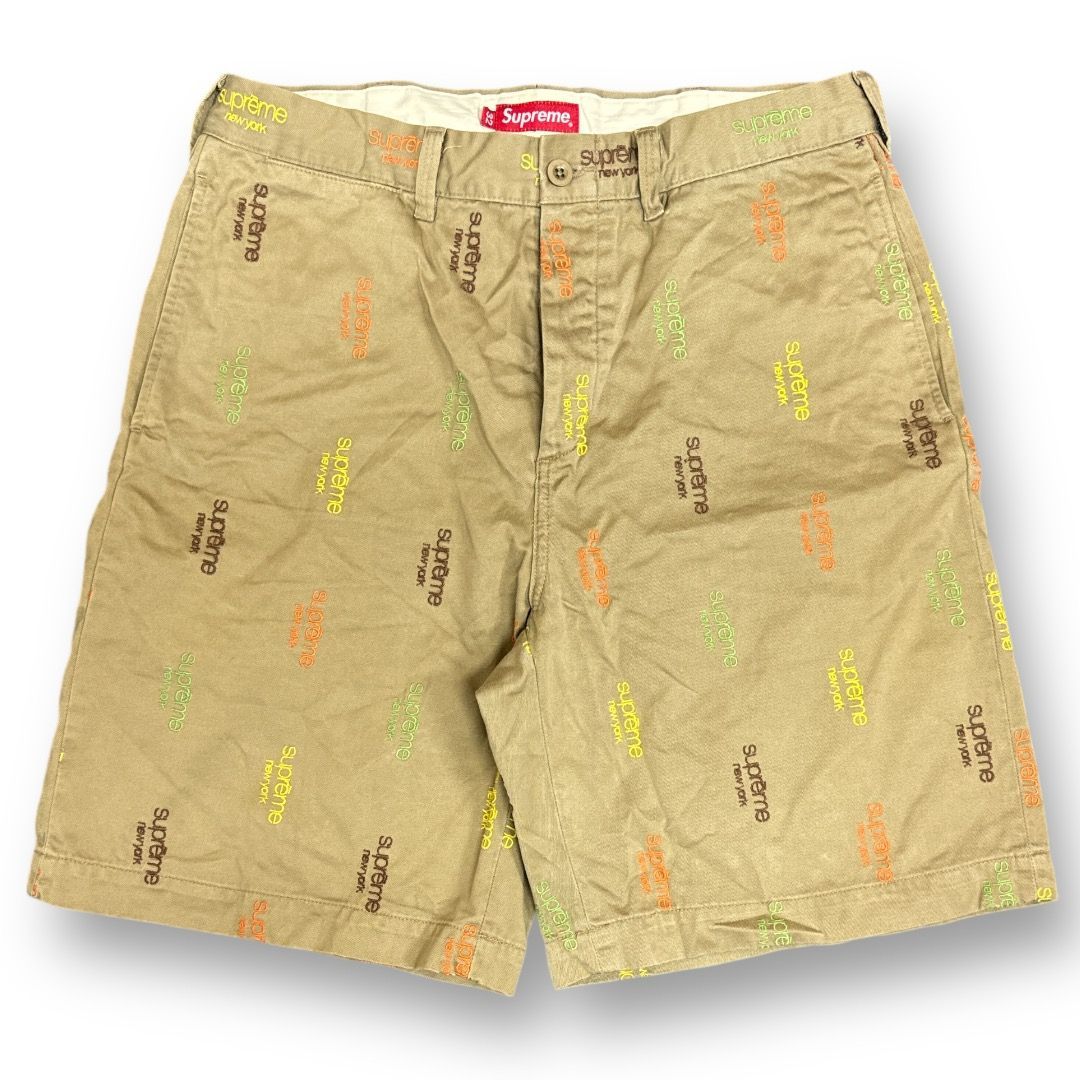 T*O様 Supreme 23SS シュプリーム クラシックロゴチノショーツ 3 Supreme Classic Logo Chino Short (SS23) - $138