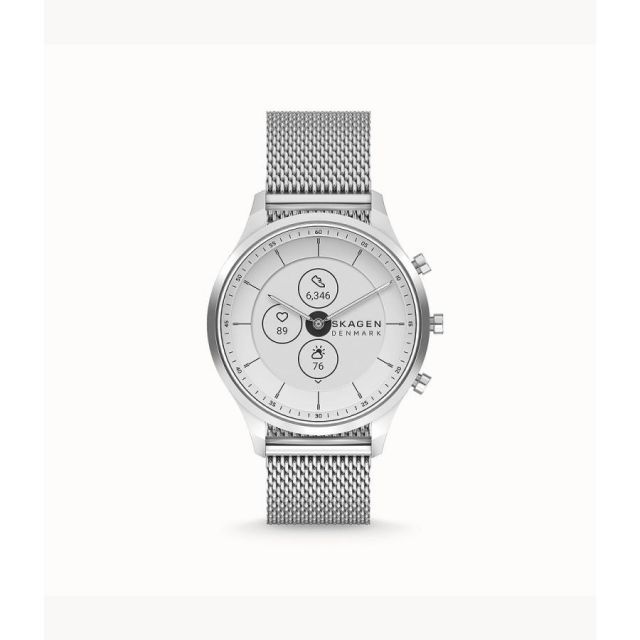 【正規品】スカーゲン SKAGEN JORN 38mm シルバートーン ステンレスメッシュ ジェネレーション6 ハイブリッドスマートウォッチ SKT3301