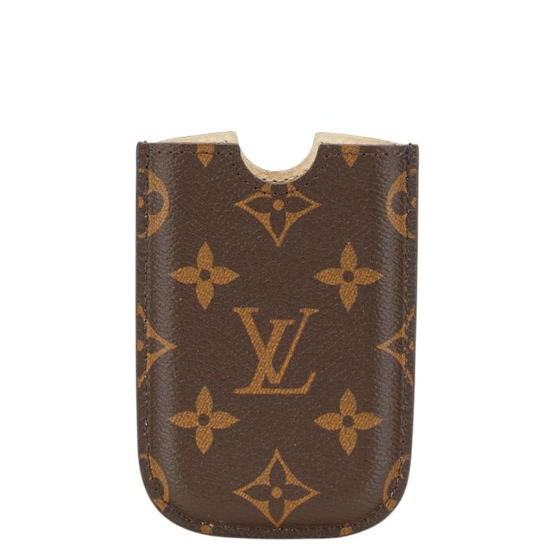 LOUIS VUITTON ブラウンレザーケース ボックス フォンケース