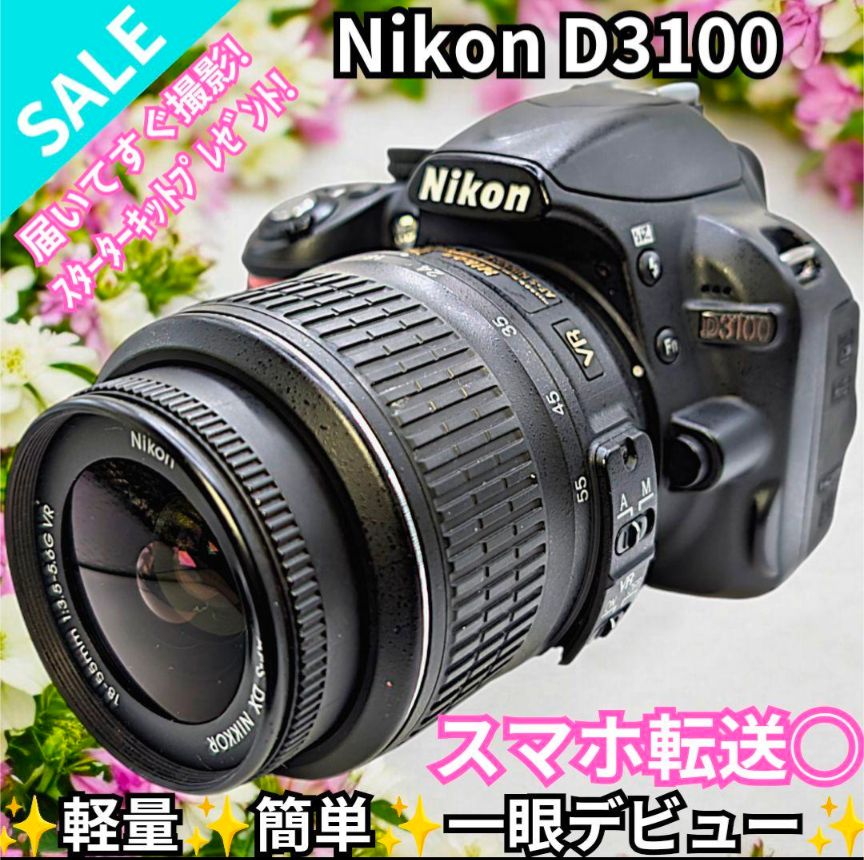 ⭐️初心者向⭐人気機種⭐️Nikon D3100⭐デジタル一眼レフカメラ⭐️ 明るい