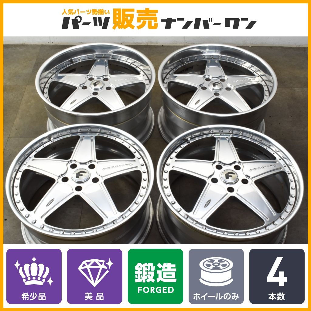 22インチ 鍛造 FORGIATO フォージアート FV1-D 22in 9.5J 70 11J 55 PCD130 4本 ベントレー コンチネンタル GT GTC フライングスパー