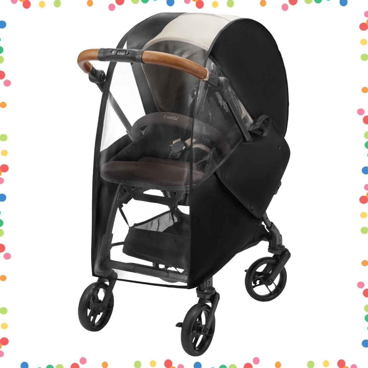 人気商品 純正 両対面A型ベビーカー用 マルチフィットレインカバーOA コンビ 防風 防水 花粉 飛沫対策に