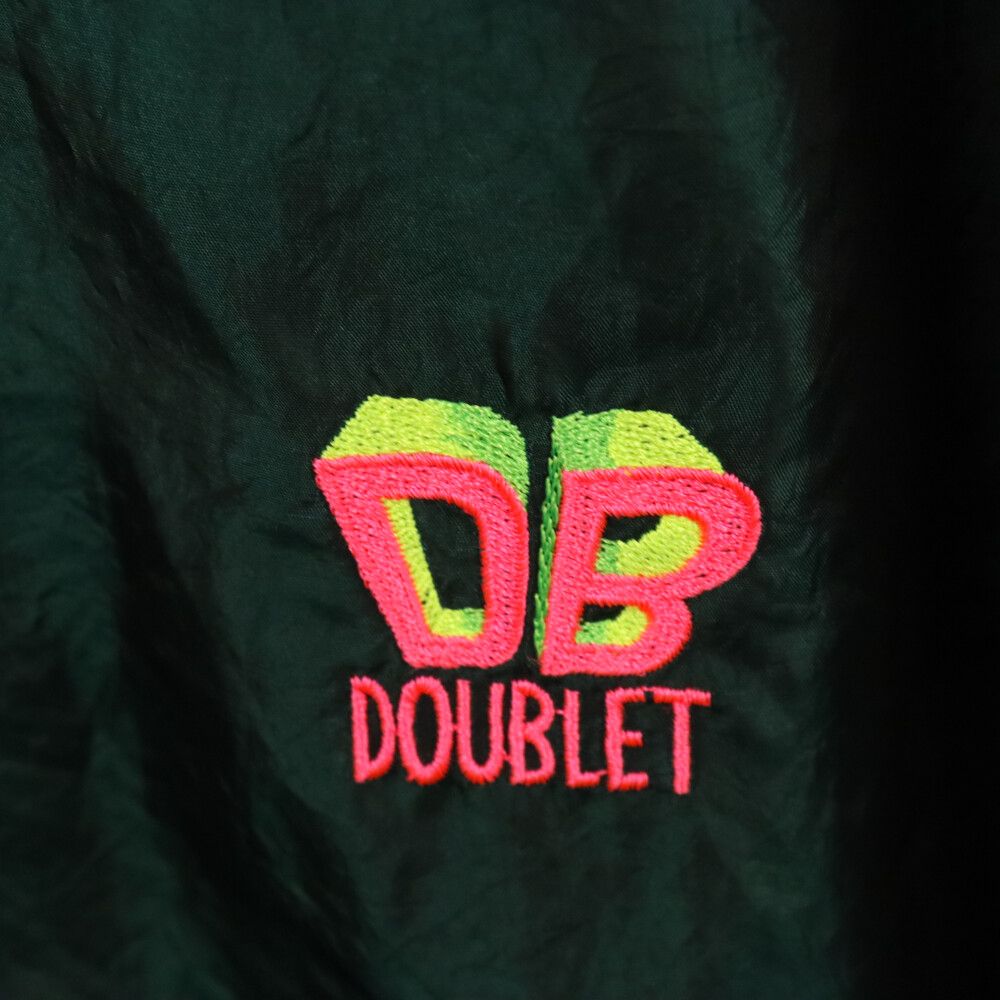 ジャケット・アウター doublet 19SS Chaos Embroidery Chambray doublet (ダブレット) 19SS CHAOS EMBROIDERY CHAMBRAY HALF-ZIP